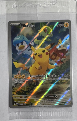 Pokemon Pikachu SVP 027 Scarlet & Violet Paldea Evolved ETB Promo SEALED - Image 1