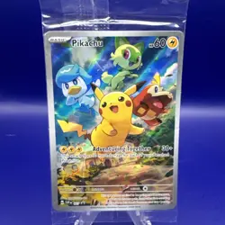 Pokemon Pikachu SVP 027 Scarlet & Violet Paldea Evolved ETB Promo SEALED NM - Image 1