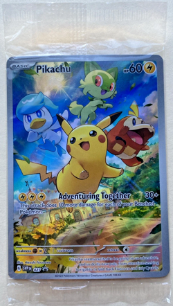 Pokemon Pikachu SVP 027 Scarlet & Violet Paldea Evolved ETB Promo SEALED - Image 3