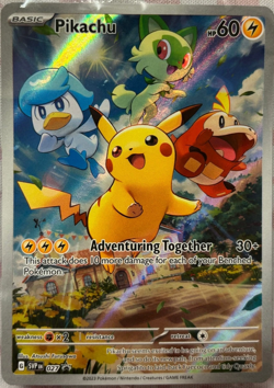Pokemon Pikachu SVP 027 Scarlet & Violet Paldea Evolved ETB Promo SEALED - Image 4