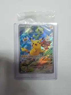 Pokemon Pikachu SVP 027 Scarlet & Violet Paldea Evolved ETB Promo SEALED - Image 1