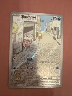Slowpoke 204/198 Holo Illustration Rare Scarlet Violet Base Set Pokemon TCG - NM - Image 1