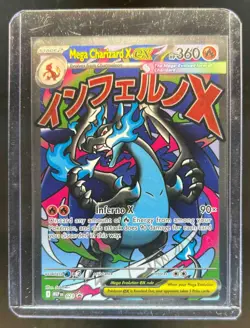 2025 Pokemon ME Black Star Promos MEP EN Mega Charizard X ex #023 - Image 1