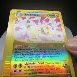 Pokemon TCG Ampharos 34/165 Rare Reverse Holo Expedition Base Set - Image 4