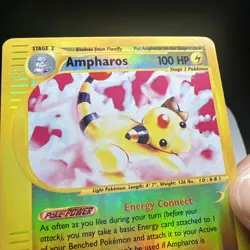 Pokemon TCG Ampharos 34/165 Rare Reverse Holo Expedition Base Set - Image 5