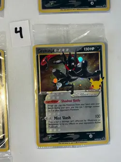 FOUR Greninja Star SWSH144 SWSH: Sword & Shield Promo Cards Holo Lot Sealed NM - Image 5