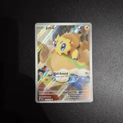 Pokemon Card - Joltik 196/182 Paradox Rift Sv04 Holo Illustration Rare - M/NM - Image 1
