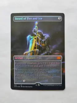 Sword of Fire and Ice (Borderless) Double Masters Foil - Image 1