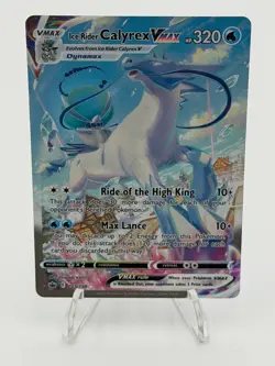 Pokemon TCG Chilling Reign Ice Rider Calyrex VMAX 203/198 Full Art Alt Art NM - Image 1