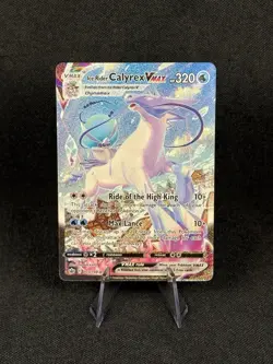 Pokemon TCG Chilling Reign Ice Rider Calyrex VMAX 203/198 Full Art Alt Art NM - Image 1