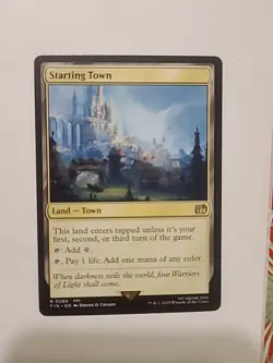 Starting Town (Non-foil) Final Fantasy 0289 Rare MTG - Image 1