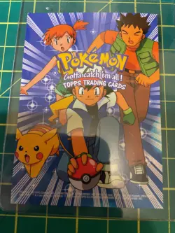 Pokemon Checklist Movie Animation Edition Blue Logo - Image 1