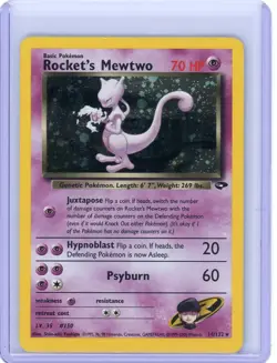 2000 Gym Challenge Rocket's Mewtwo Holo Rare #14/132 - Image 1