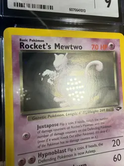 [ CGC 9 ] Rocket’s Mewtwo 14/132 Gym Challenge Holo Rare English Unlimited - Image 5