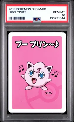 2019 POKEMON OLD MAID JIGGLYPUFF PSA 10 - Image 1