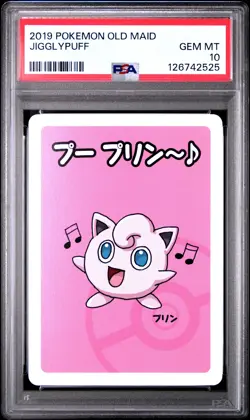 2019 POKEMON OLD MAID JIGGLYPUFF PSA 10 - Image 1