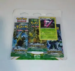 Pokemon TCG XY Fates Collide Blister 3 Pack Vivillon Promo Portuguese Brand New - Image 1
