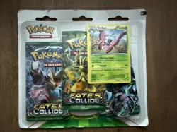 Pokemon Tcg XY Fates Collide Blister 3 pack- Vivillon Promo - Image 1