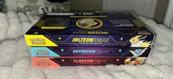 Pokemon Eeveelution Vmax Premium Collection - Vaporeon Flareon Jolteon Set of 3 - Image 1