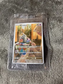 Pokemon Mimikyu Black Star Promo SVP 075 (Sealed) - Image 2