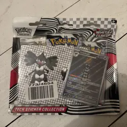 Pokemon TCG: White Flare 3Pk Blister Tech Sticker Collection - Gothitelle - Image 1