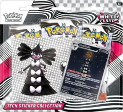 Pokemon TCG White Flare 3Pk Blister Tech Sticker Collection - Image 1