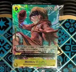 One Piece TCG Monkey D. Luffy Illustration Box Vol. 3 Promo Card OP07-109 Sealed - Image 1