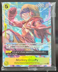 One Piece Illustration Box Vol. 3 Monkey D. Luffy Promo Card OP07-109 *Sealed*En - Image 1