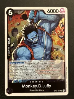 Monkey D. Luffy OP07-091 R 500 Years in the Future ONE PIECE Card Game English - Image 1
