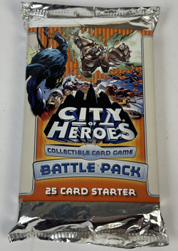 City of Heroes CCG TCG Battle Booster Starter Pack Of 25 Card New Factory Sealed - Image 1