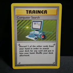 Computer Search 071/102 Base Set Trainer Card - LIGHTLY PLAYED! 2 AVAILABLE! - Image 1