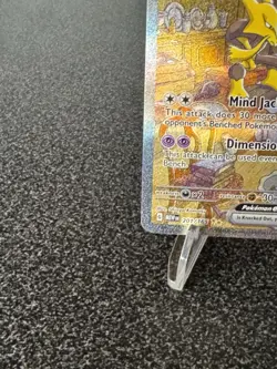 Pokemon TCG Alakazam EX 151 Holo Card Scarlet & Violet 201/165 - Image 2