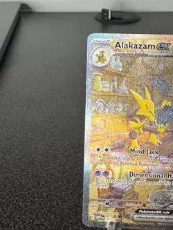 Pokemon TCG Alakazam EX 151 Holo Card Scarlet & Violet 201/165 - Image 3