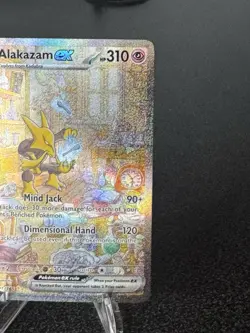 Pokemon TCG Alakazam EX 151 Holo Card Scarlet & Violet 201/165 - Image 4