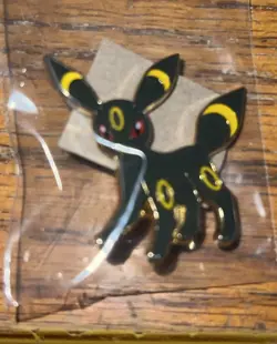 2017 Pokemon TCG: Umbreon- Official Enamel Collector's Pin Nintendo Black Gold - Image 1