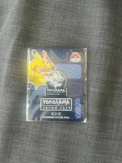 Pokemon Worlds 2023 Sealed Competitor Pin - Image 1
