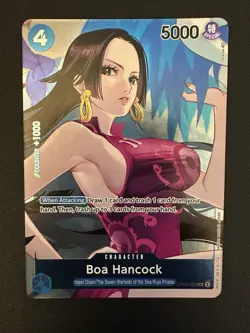 LOT Of 3 Near Mint Boa Hancock Alternate Art Cards From One Piece Card Game Eng - Image 2