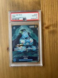 2023 One Piece Championship Event Pack - Jinbe - P-030 - PSA 10 GEM - Image 1