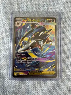 2025 Pokemon Mega Sharpedo ex 127/094 Phantasmal Flames Holo SIR - Image 1