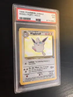 PSA 7 Wigglytuff Holo 1999 Pokemon Card 16/64 jungle - Image 2