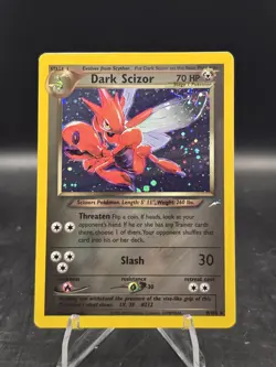 Pokemon TCG Dark Scizor 9/105 Neo Destiny Unlimited Holo Rare LP+ - Image 1