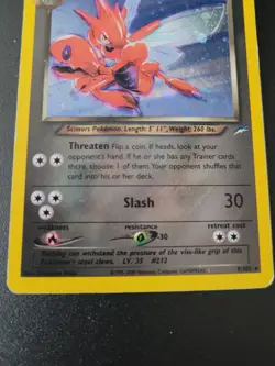 Pokemon Neo Destiny Dark Scizor Rare Holo 9/105 Unlimited MP Condition - Image 4