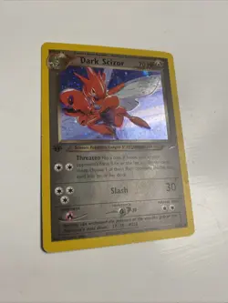 Dark Scizor - 9/105 - Pokemon Neo Destiny 1st Edition Holo Rare Card WOTC - Image 1