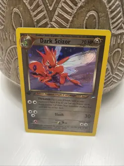 Dark Scizor - 9/105 - Pokemon Neo Destiny 1st Edition Holo Rare Card WOTC - Image 3