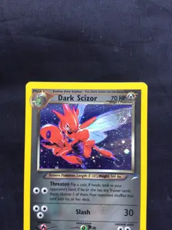 Pokemon Cards: Neo Destiny Rare Holo: Dark Scizor 9/105 - Image 2