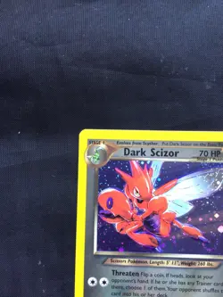 Pokemon Cards: Neo Destiny Rare Holo: Dark Scizor 9/105 - Image 3