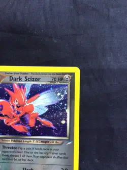 Pokemon Cards: Neo Destiny Rare Holo: Dark Scizor 9/105 - Image 4