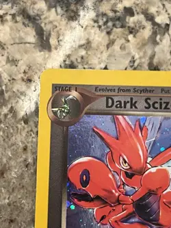 Dark Scizor - 9/105 - Pokemon Neo Destiny Unlimited Holo Rare Card WOTC NM Swirl - Image 2
