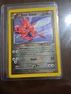 Pokemon TCG Dark Scizor Holo Rare Card 9/105 Neo Destiny Unlimited MP - Image 1