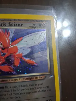 Pokemon TCG Dark Scizor Holo Rare Card 9/105 Neo Destiny Unlimited MP - Image 2